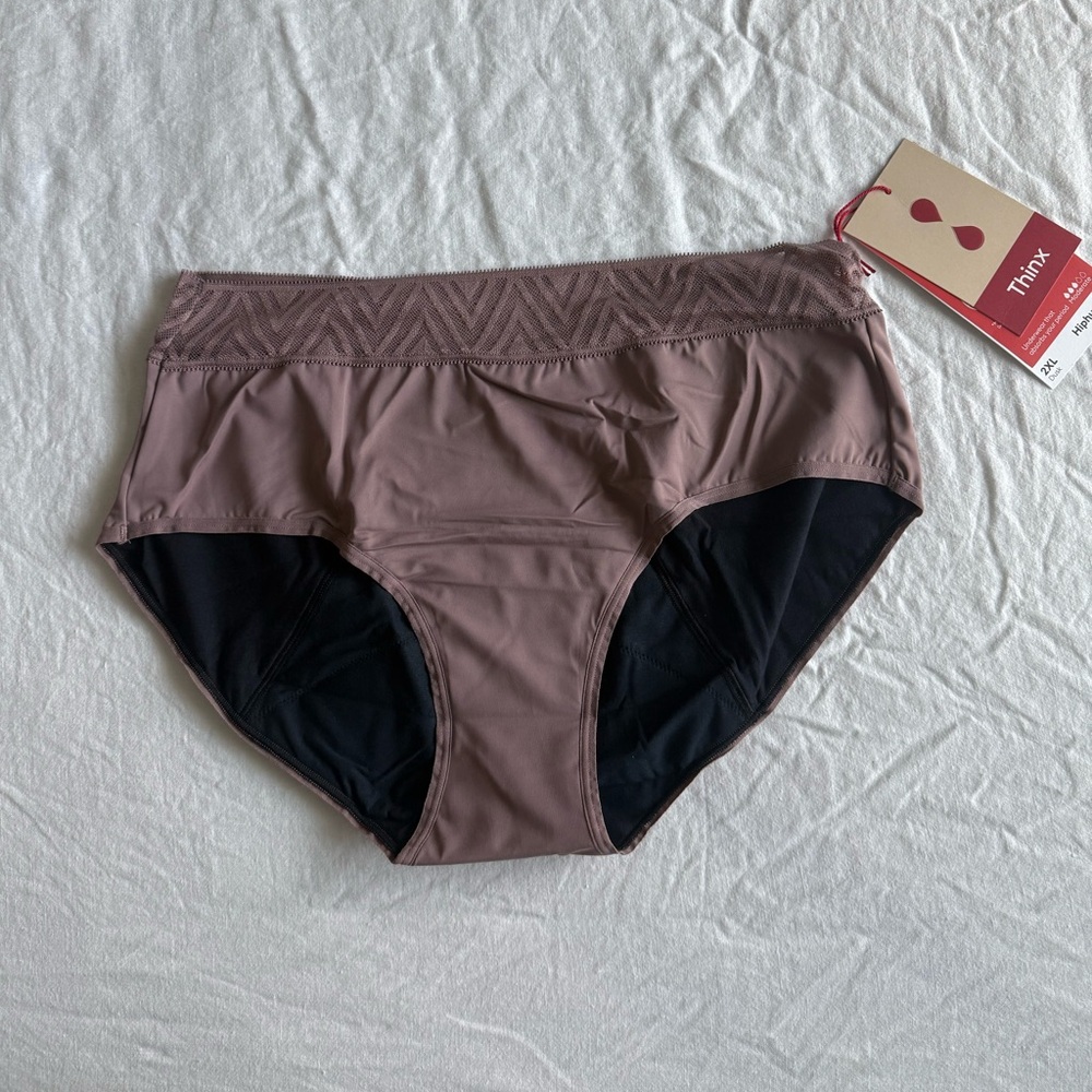 NWT Thinx Dusk Hiphugger Moderate flow Absorbing underwear
